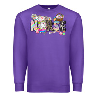 Purple Easter Nurse  Easter Day Premium Sweatshirt - CowGirlArtShop