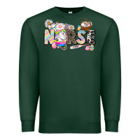 Sports Green Easter Nurse  Easter Day Premium Sweatshirt - CowGirlArtShop