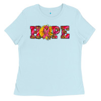 Baby Blue hope sunflower and ribbon Ladies Tee - AdoDesignShop