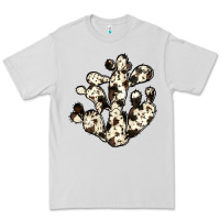Dove Grey cowhide cactus Premium Tee - JahusDesignShop