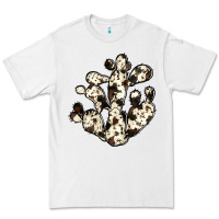 White cowhide cactus Premium Tee - JahusDesignShop