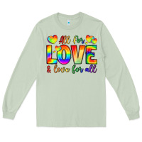 Matcha all for love and love for love Long Sleeve Tee - LillyAllenDesigns