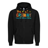 Black customized this grammy loves her little pumpkins Zipper Hoodie - texasbilliewilder