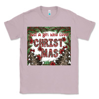 Lilac just a girl who loves christmas Classic Tee - CowhideDigitalArt