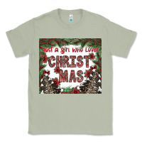 Matcha just a girl who loves christmas Classic Tee - CowhideDigitalArt