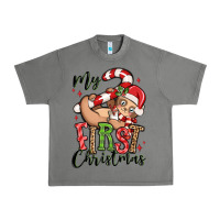 Tornado my first christmas cute christmas sloth Urban Heavy Tee - MaliasSmallBusiness