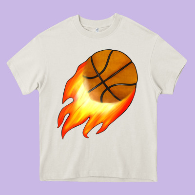 Basketball Heavy Core Tee Designed By Jahusdesignshop