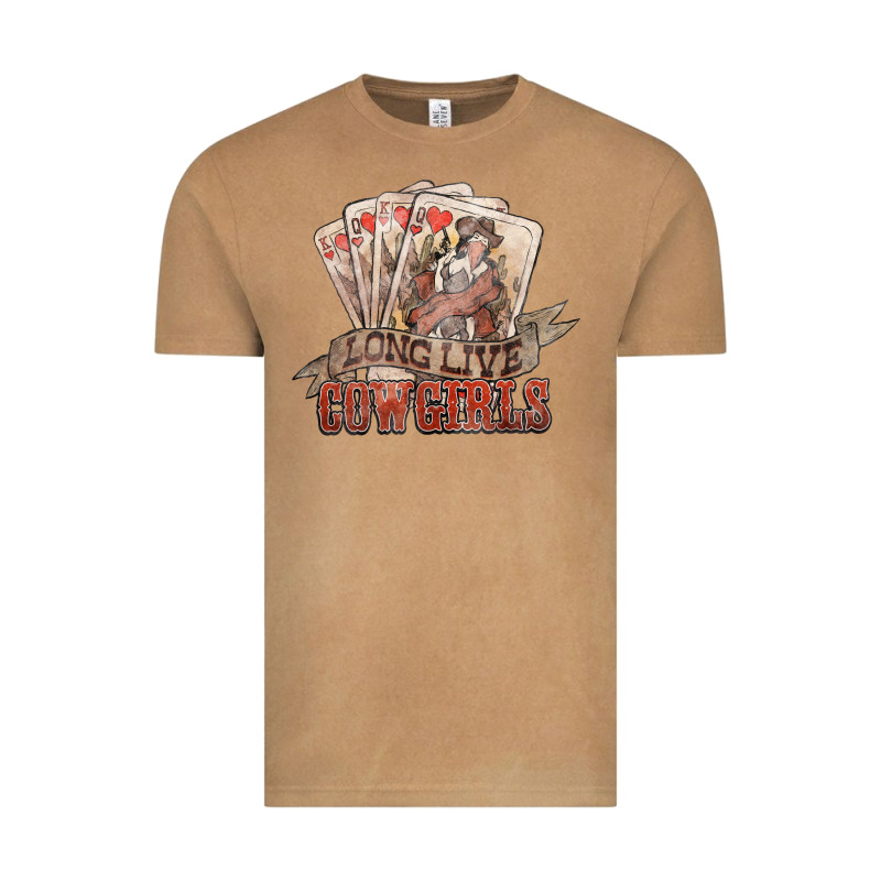 Long Live Cowgirls Cards Vintage Tee by NancyCooperArtShop | Teevron