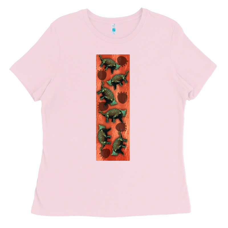 Dinosaur Ankylosaurus Pen Wrap Ladies Tee by Artiststas | Teevron