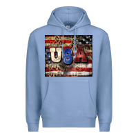 Colony Blue usa Premium Hoodie - CowGirlArtShop