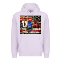Lilac usa Premium Hoodie - CowGirlArtShop