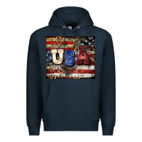 Navy usa Premium Hoodie - CowGirlArtShop