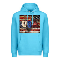Ocean Blue usa Premium Hoodie - CowGirlArtShop