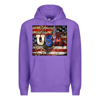 Purple usa Premium Hoodie - CowGirlArtShop