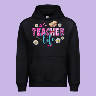 Teacher Life Urban Hoodie Designed By Bundleandbundleshop