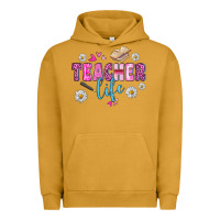Pigment Peanut Butter teacher life Urban Hoodie - BundleAndBundleShop