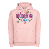 Pigment Salmon teacher life Urban Hoodie - BundleAndBundleShop
