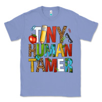 Colony Blue tiny human tamer Classic Tee - NancyCooperArtShop