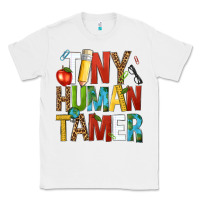 White tiny human tamer Classic Tee - NancyCooperArtShop