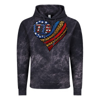 Cloud Black american western leopard flag heart Vintage Hoodie - Jasminsmagicworld