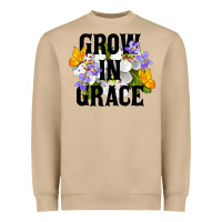 Mushroom Grow In Grace Heavyweight Sweatshirt - LillyAllenDesigns