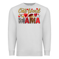 Dove Grey One loved mama valentines day Premium Sweatshirt - HowdyJamesFarm