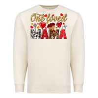 Sandshell One loved mama valentines day Premium Sweatshirt - HowdyJamesFarm