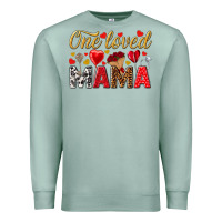 Seafoam One loved mama valentines day Premium Sweatshirt - HowdyJamesFarm