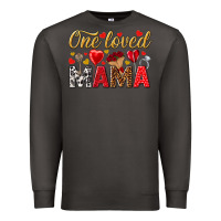 Smoke One loved mama valentines day Premium Sweatshirt - HowdyJamesFarm