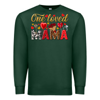 Sports Green One loved mama valentines day Premium Sweatshirt - HowdyJamesFarm