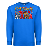 True Royal One loved mama valentines day Premium Sweatshirt - HowdyJamesFarm