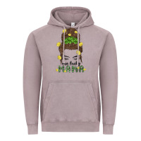 Vintage Zinc one lucky mama Vintage Hoodie - MaliasSmallBusiness
