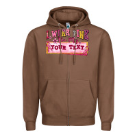 Chestnut i wear pink for my custom Zipper Hoodie - texasbilliewilder