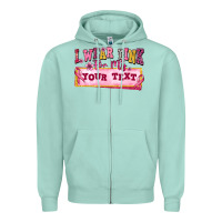 I Wear Pink For My Custom Zipper Hoodie | Teevron