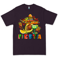 Plum fıesta with avocado and sombrero Premium Tee - AdoDesignShop