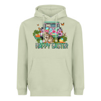 Matcha Happy Easter Day Heavyweight Hoodie - CowGirlArtShop
