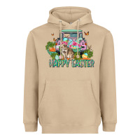 Mushroom Happy Easter Day Heavyweight Hoodie - CowGirlArtShop