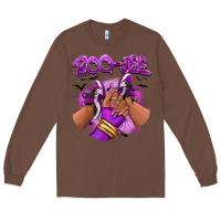 Chestnut Boo-jee Halloween afro sneakers Long Sleeve Tee - RanaPortraitStore