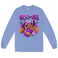 Colony Blue Boo-jee Halloween afro sneakers Long Sleeve Tee - RanaPortraitStore