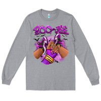 Heather Grey Boo-jee Halloween afro sneakers Long Sleeve Tee - RanaPortraitStore
