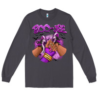 Smoke Boo-jee Halloween afro sneakers Long Sleeve Tee - RanaPortraitStore