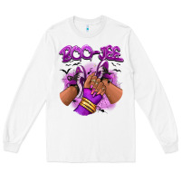 White Boo-jee Halloween afro sneakers Long Sleeve Tee - RanaPortraitStore