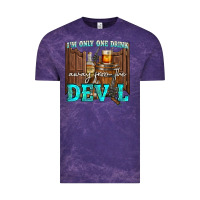 Cloud Purple im only one drink Vintage Tee - NancyCooperArtShop