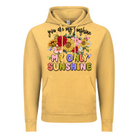 Vintage Mustard you are my sunshine my only sunshine Vintage Hoodie - MaliasSmallBusiness
