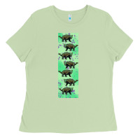 Matcha dinosaur ankylosaurus pen wrap Ladies Tee - Artiststas