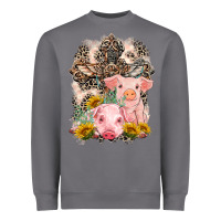 Storm Western Pigs with Crosses Heavyweight Sweatshirt - LillyAllenDesigns