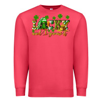 Cardinal Lucky and i gnome it St. Patrick's Day Premium Sweatshirt - CowGirlArtShop