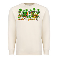 Sandshell Lucky and i gnome it St. Patrick's Day Premium Sweatshirt - CowGirlArtShop