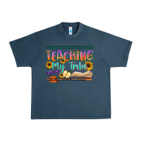 Midnight Navy teaching my tribe Urban Heavy Tee - NancyCooperArtShop