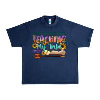 Navy teaching my tribe Urban Heavy Tee - NancyCooperArtShop